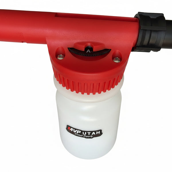 Foam Cannon- Professional Foaming Gun Low Pressure Assembly (Black) - FGLP