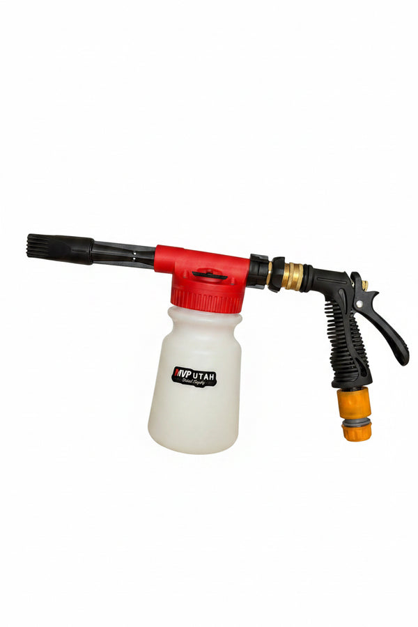 Foam Cannon- Professional Foaming Gun Low Pressure Assembly (Black) - FGLP