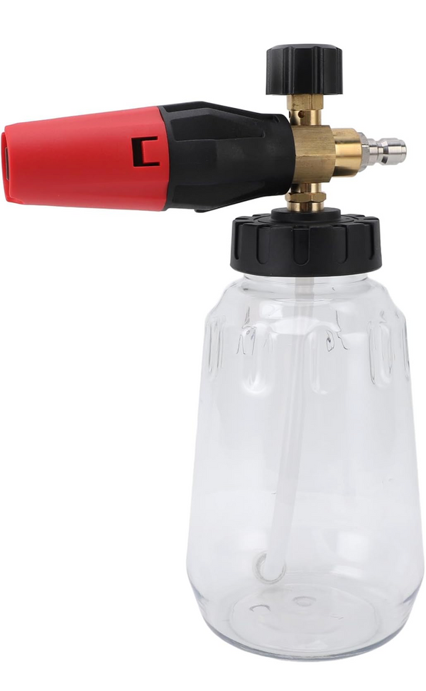 Foam Cannon- Professional Foaming Gun High Pressure Assembly (Red) - FGHP