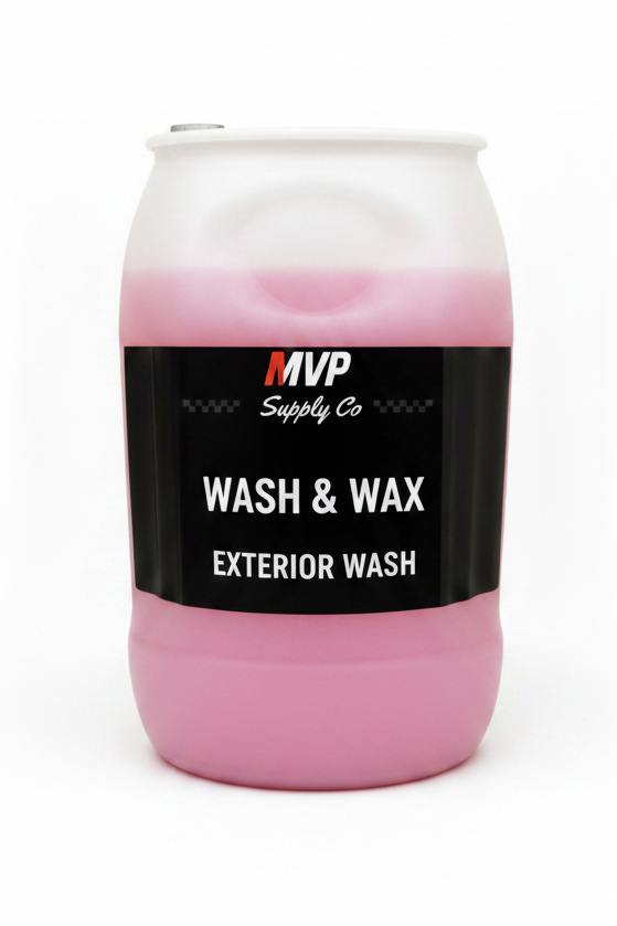 Wash & Wax Exterior Wash - Pink Liquid